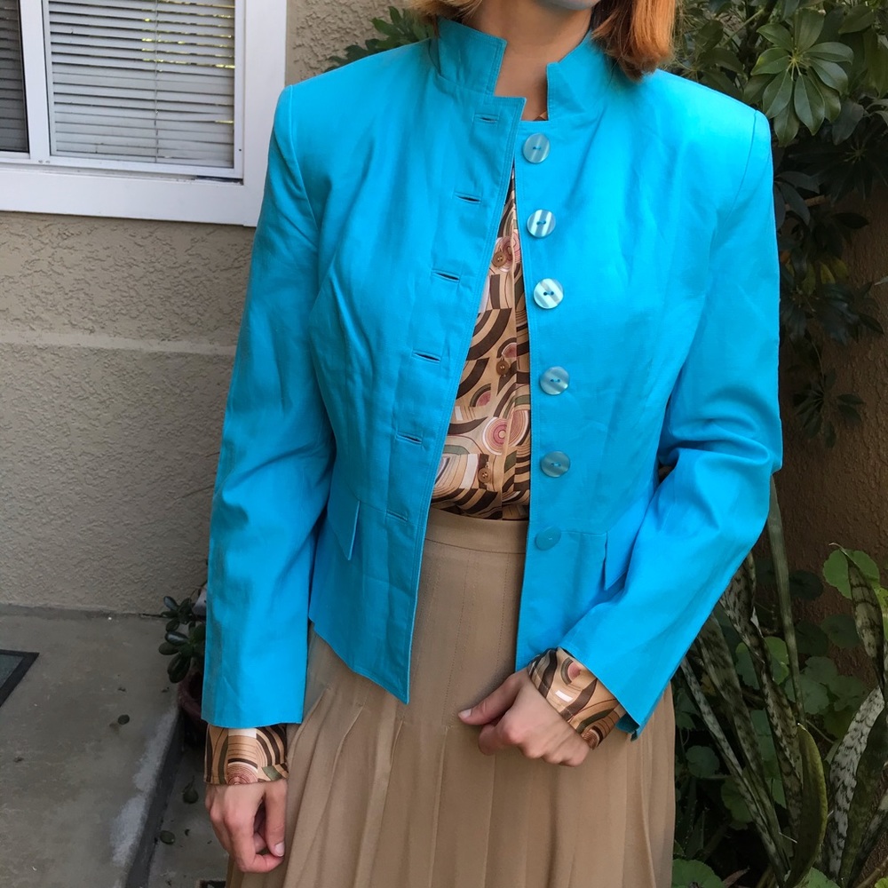 Vintage new turquoise Chadwick’s jacket